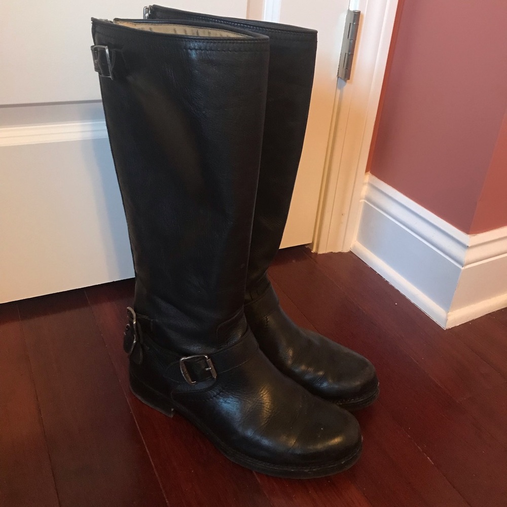 Frye Black Leather boots